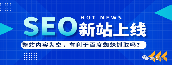 SEO实战，新站上线，网站内容为空好吗? SEO 经验心得 第1张