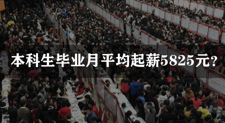 本科生毕业月平均起薪5825元 工作 IT职场 微新闻 第1张